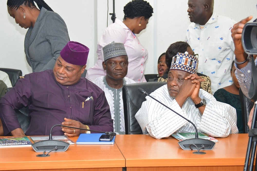 the Honourable Ministers Press Briefing at the Ministrys Headquarter Mabushi Abuja on Monday 12th November 2018