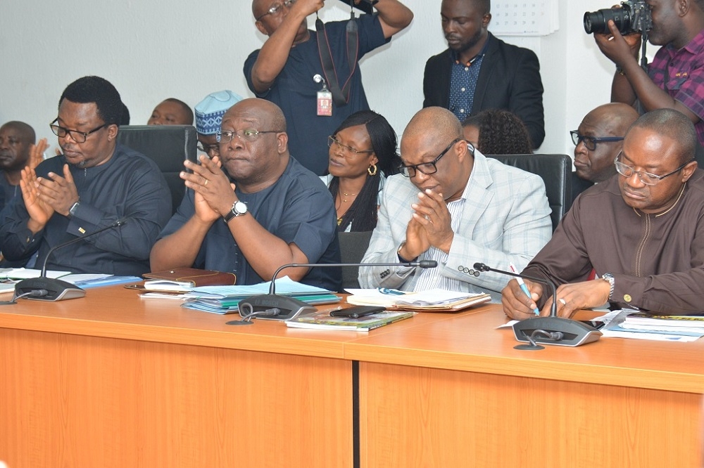 the Honourable Ministers Press Briefing at the Ministrys Headquarter Mabushi Abuja on Monday 12th November 2018