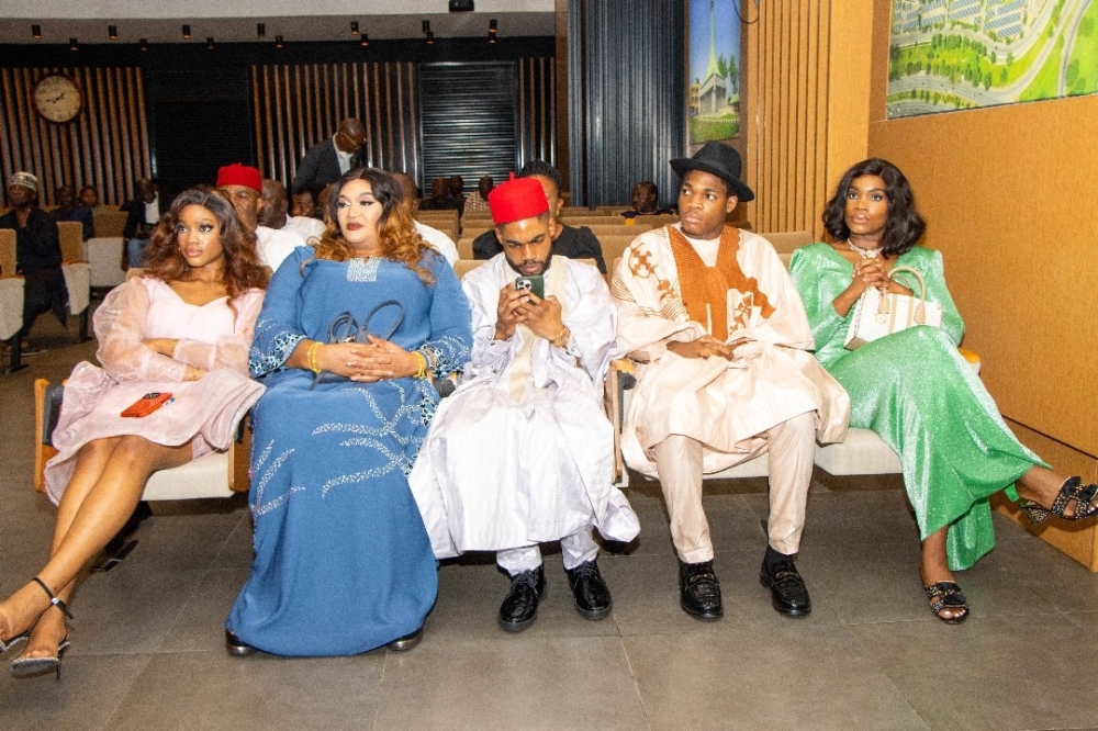 MINISTER OF WORKS, H.E, DAVID UMAHI AT THE OFFICIAL ASSUMPTION OF OFFICE